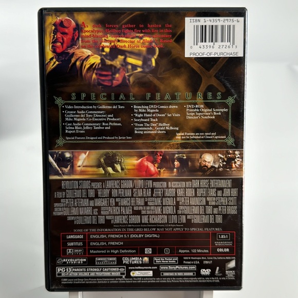 Hellboy. Ton Perlman. Selma Blair. Guillermo Del Toro. - Picture 3 of 4